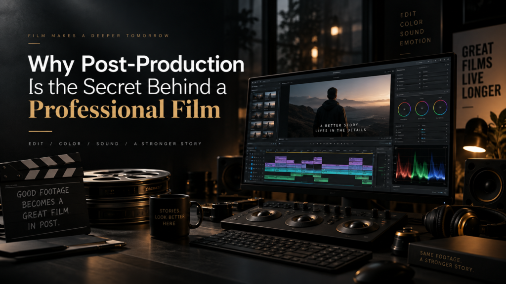 Why Post-Production Is the Secret Behind a Professional Film